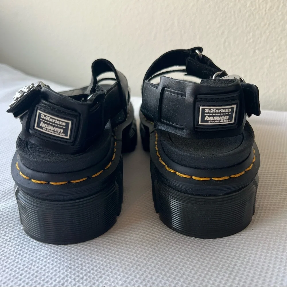 DR. MARTENS X HEAVEN BY MARC JACOBS RICKI 2-STRAP HMJ SANDAL - Picture 5 of 16